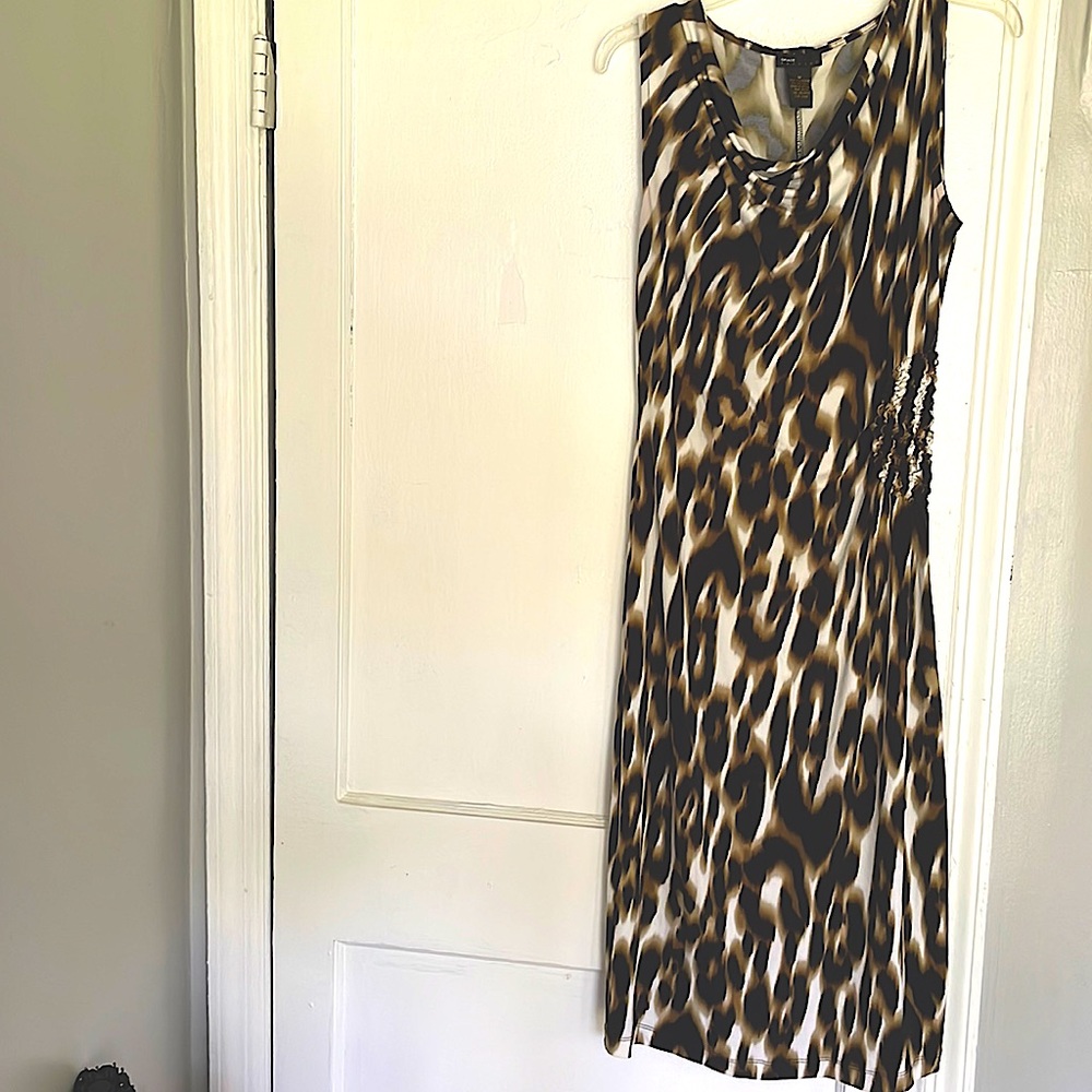 Animal print dress